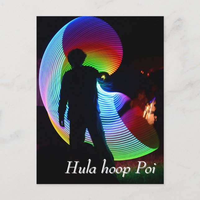 Postal Hula hoop Poi twirler (Anverso)