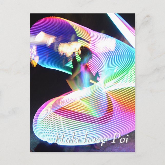Postal Hula hoop Poi twirler (Anverso)