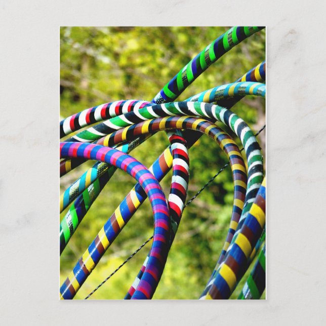 Postal Hula Hooping en estilo (Anverso)