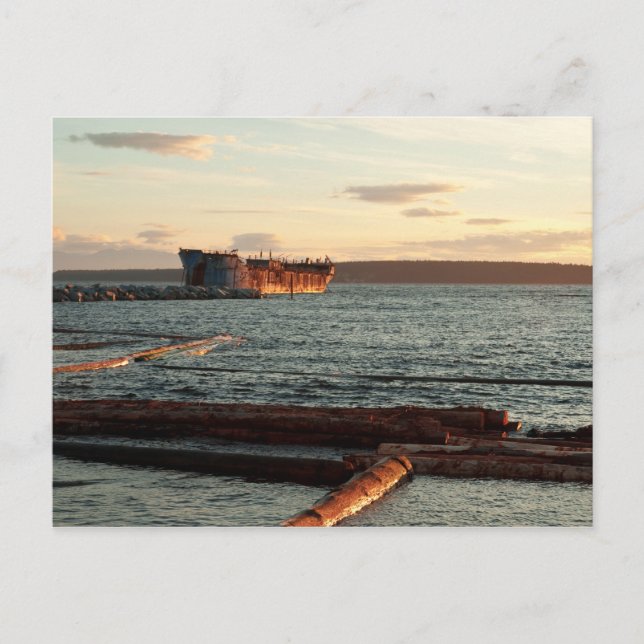 Postal Hulk de agua bruta (Anverso)