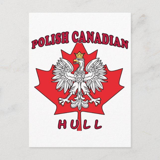 Postal Hull Poland Canadian Leaf (Anverso)