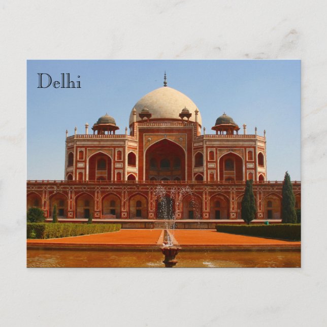 Postal humayun delhi (Anverso)