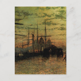 Postal Humber Docks, casco de John Atkinson Grimshaw