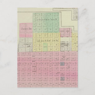 Postal Humboldt, ciudad de Moran y Laharp, Kansas