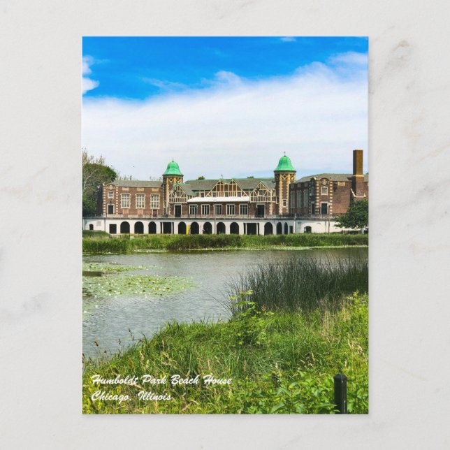 Postal Humboldt Park Chicago Postcard (Anverso)
