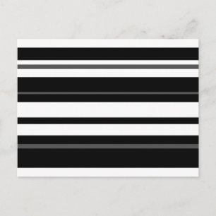 Postal Humbug Stripe postcard long