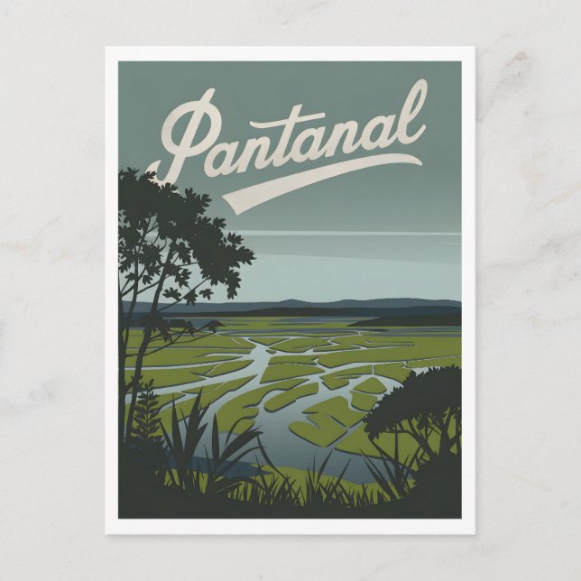 Postal Humedales tropicales Pantanal (Anverso)