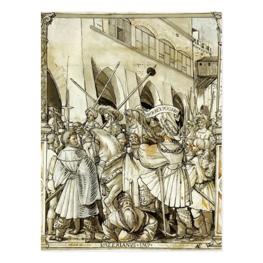 Postal Humillación de Hans Holbein- de la valeriana del