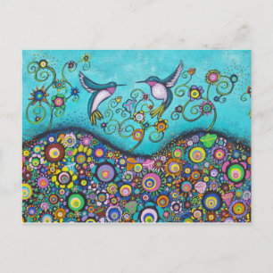Postal Hummingbird Haven Postcard