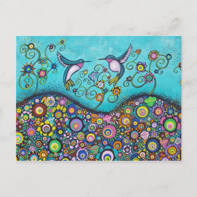Postal Hummingbird Haven Postcard (Anverso)