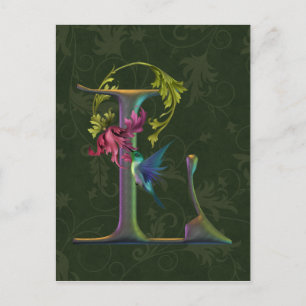 Postal Hummingbird Monograma L