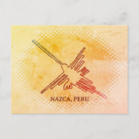 Hummingbird Nazca Geoglyph, Perú