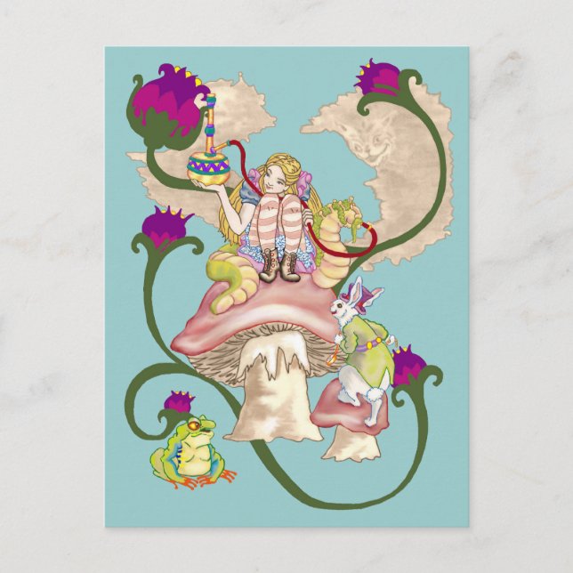 Postal Humo de Chesire (Anverso)