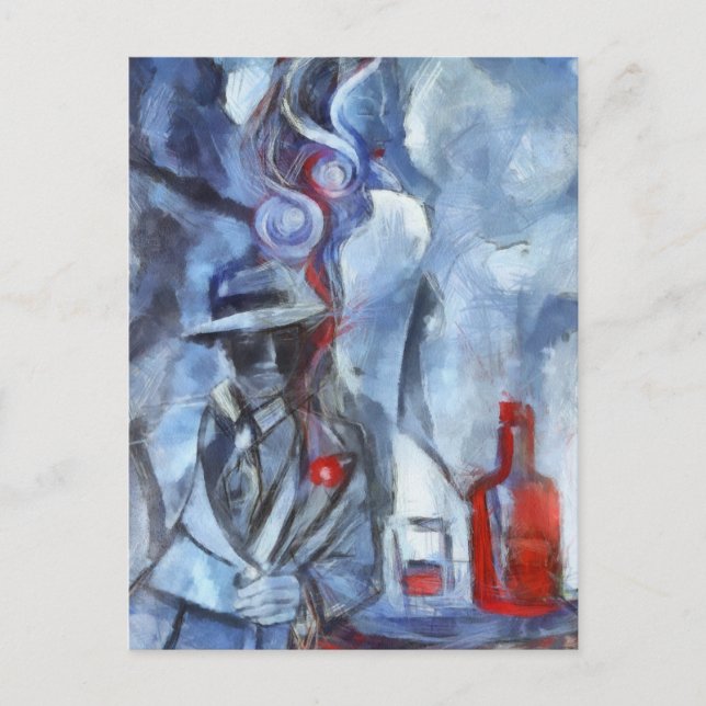 Postal Humo de Tango (Anverso)