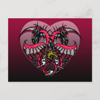 Postal Humo rosado Dragonheart
