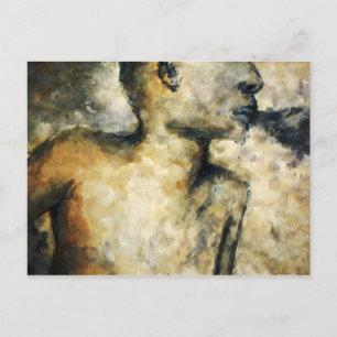 Postal humo soplando