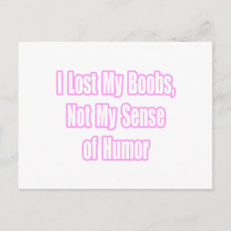 Postal Humor de cáncer de mama