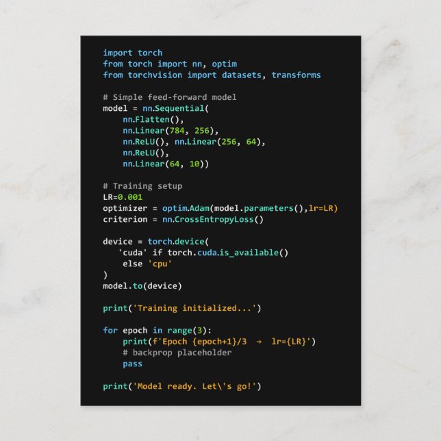 Postal Humor de codificación: lógica de desarrollador y v (Anverso)