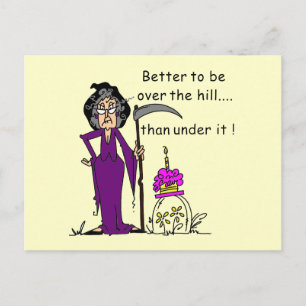 Postal Humor de cumpleaños de Grim Reaper