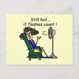 Postal Humor de flash caliente