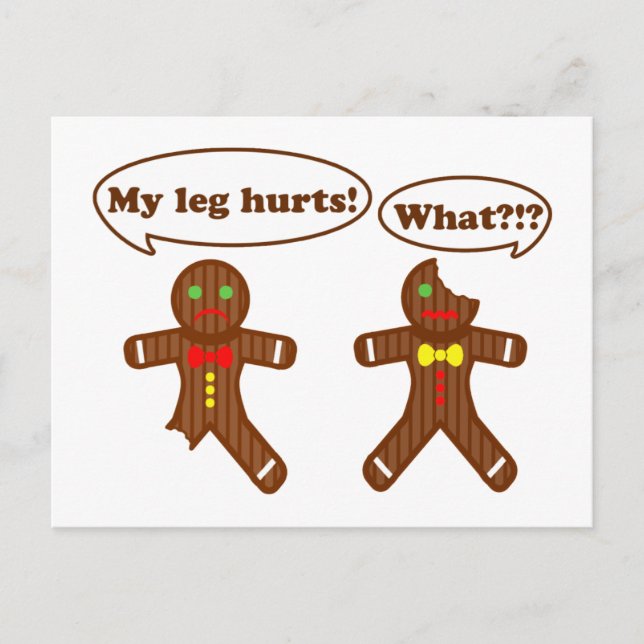 Postal Humor de Gingerbread (Anverso)