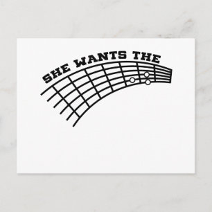 Postal humor de guitarra