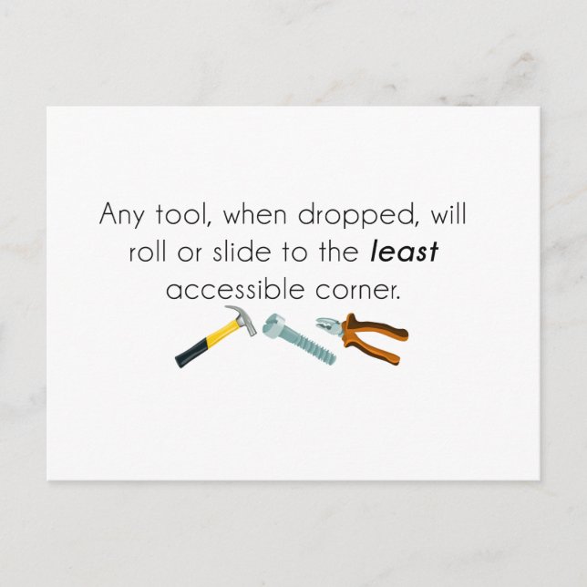 Postal Humor de ingeniería (Anverso)