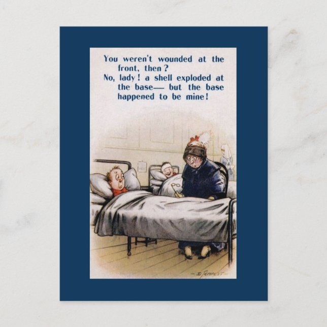 Postal Humor de la Primera Guerra Mundial Británica (Anverso)