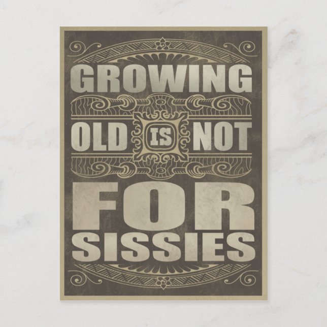 Postal Humor de la vejez (Anverso)