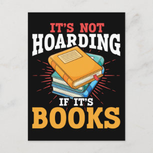 Postal Humor de lector de libros para lectores divertidos