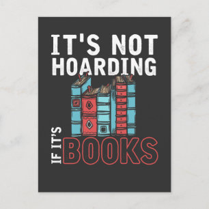 Postal Humor de literatura ingeniosa de lector de libros 