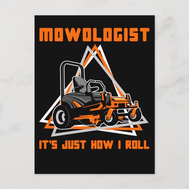 Postal Humor de los guardianes de la siembra de hierba (Anverso)