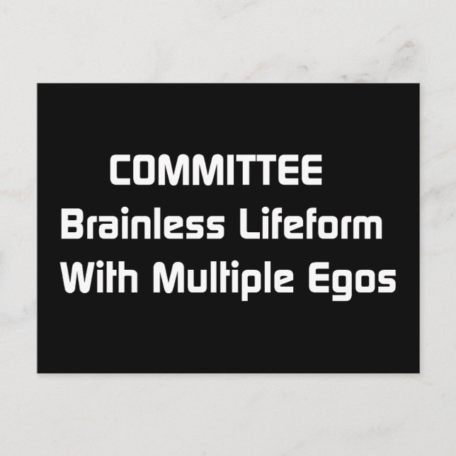 Postal Humor del Comité (Anverso)