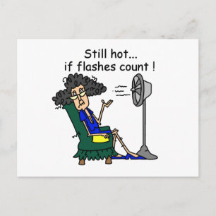 Postal Humor del flash caliente