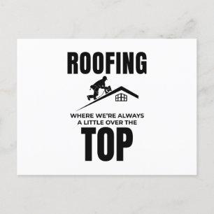 Postal Humor Del Techo - Sobre El Trabajo Del Techo Super