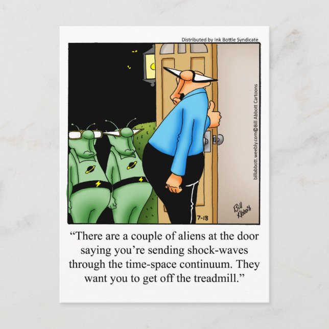 Postal Humor divertida para extranjeros "Spectickles" pos (Anverso)