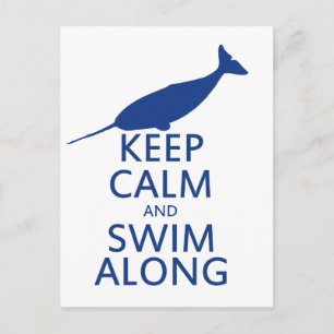 Postal Humor divertido de Narwhal