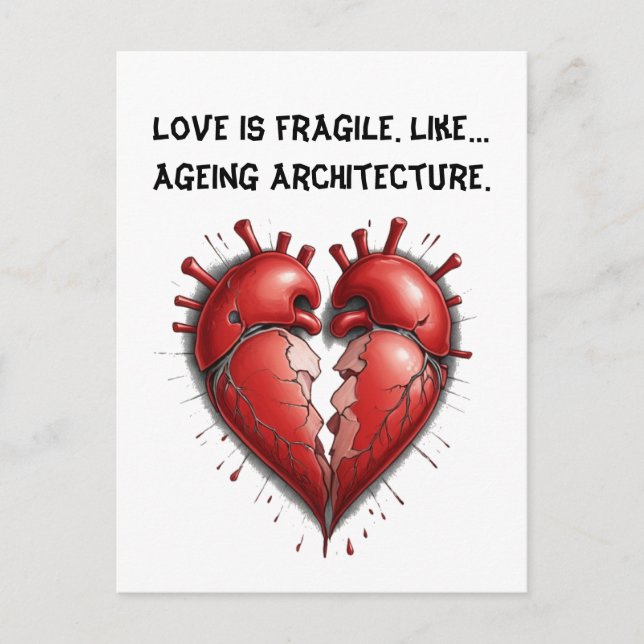 Postal humor divertido para el divorcio (Anverso)