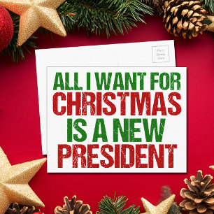 Postal Humor electoral gracioso de Navidades políticos