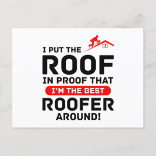 Postal Humor en el techo - Roofer Pro Pride