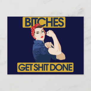 Postal Humor feminista divertido