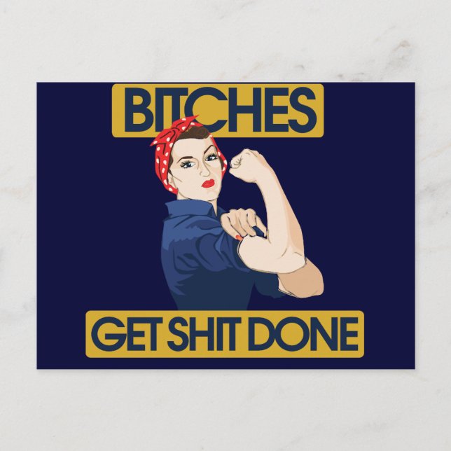 Postal Humor feminista divertido (Anverso)