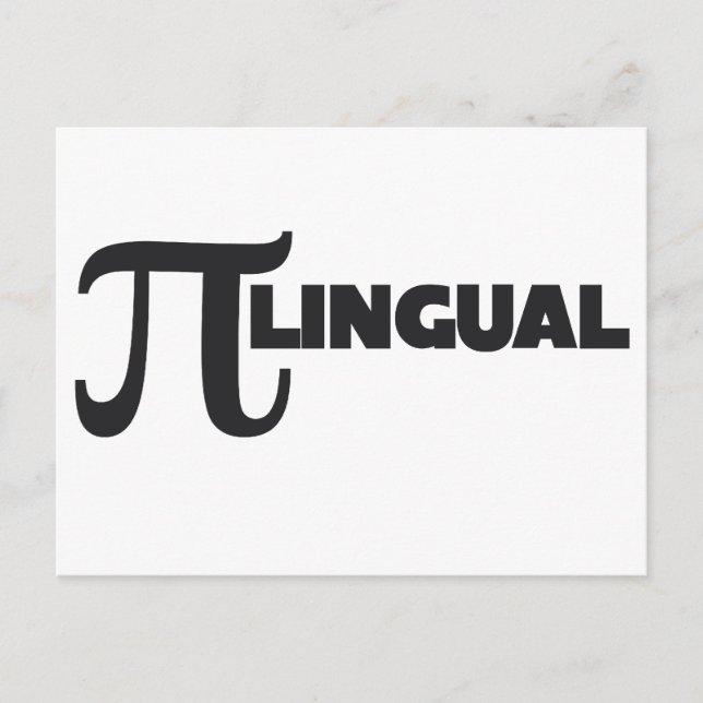 Postal Humor geek de Pi Day Math (Anverso)