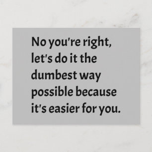 Postal Humor gracioso y sarcástico