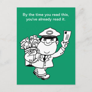Postal Humor Mailman - Para El Momento En Que Lees Esto..