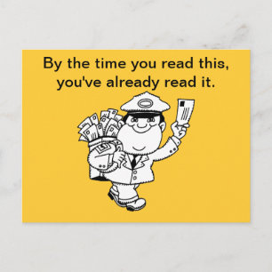 Postal Humor Mailman - Para El Momento En Que Lees Esto..