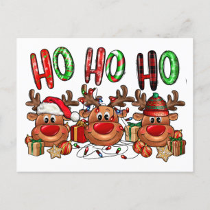 Postal Humor Navideño Reno