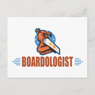 Postal Humorístico Snowboard Fun Snowboard Snowboard Wint