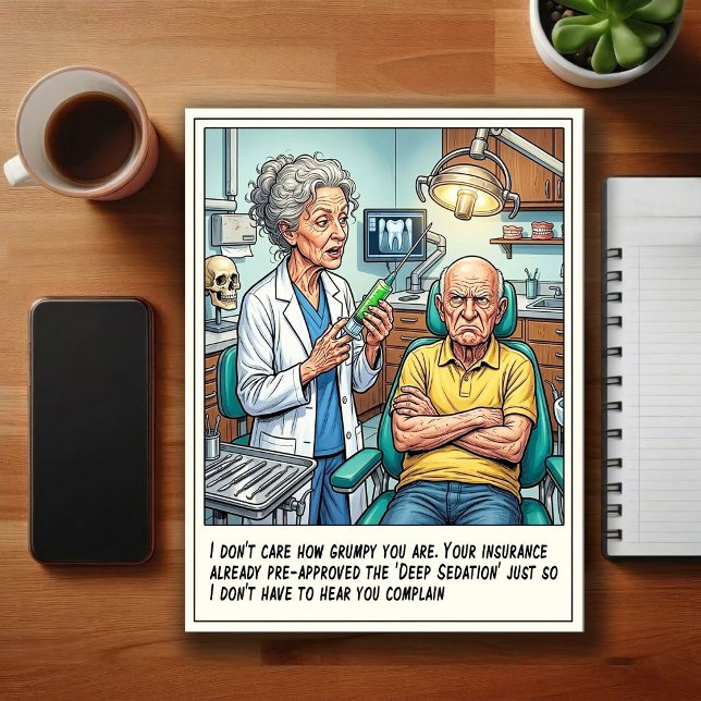 Postal Humorous Dentist Office Cartoon (Subido por el creador)