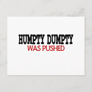 Postal Humpty Dumpty Funny